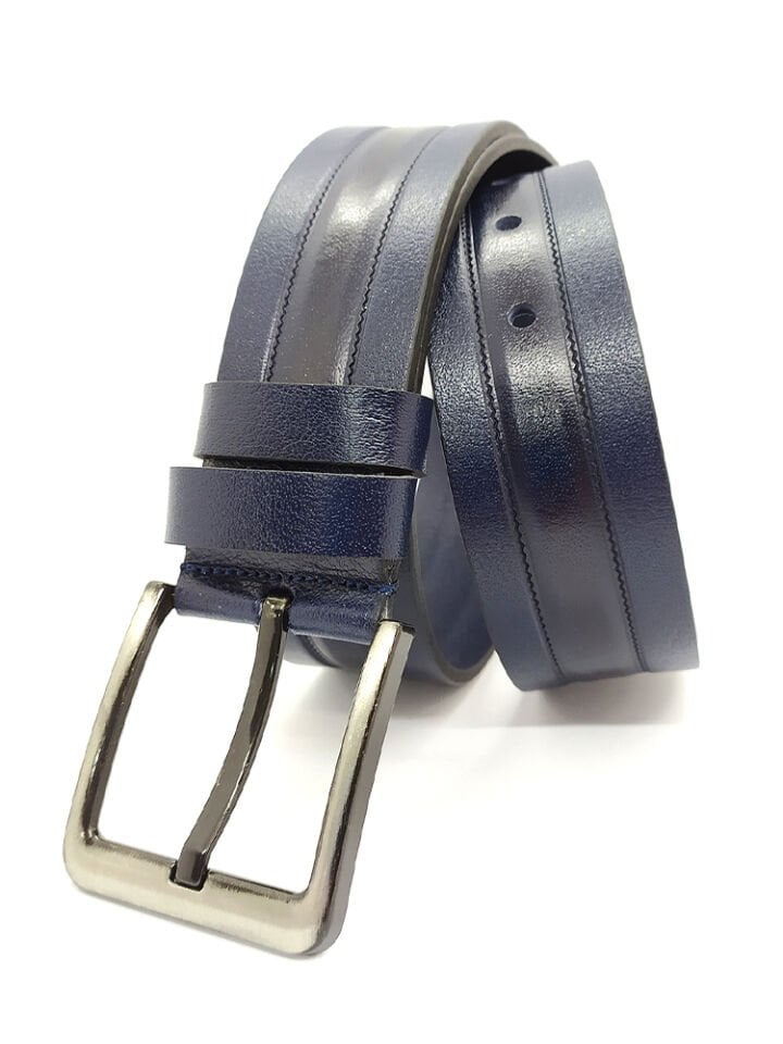 4.2 cm Dana Deri Lacivert  Spor Kemer