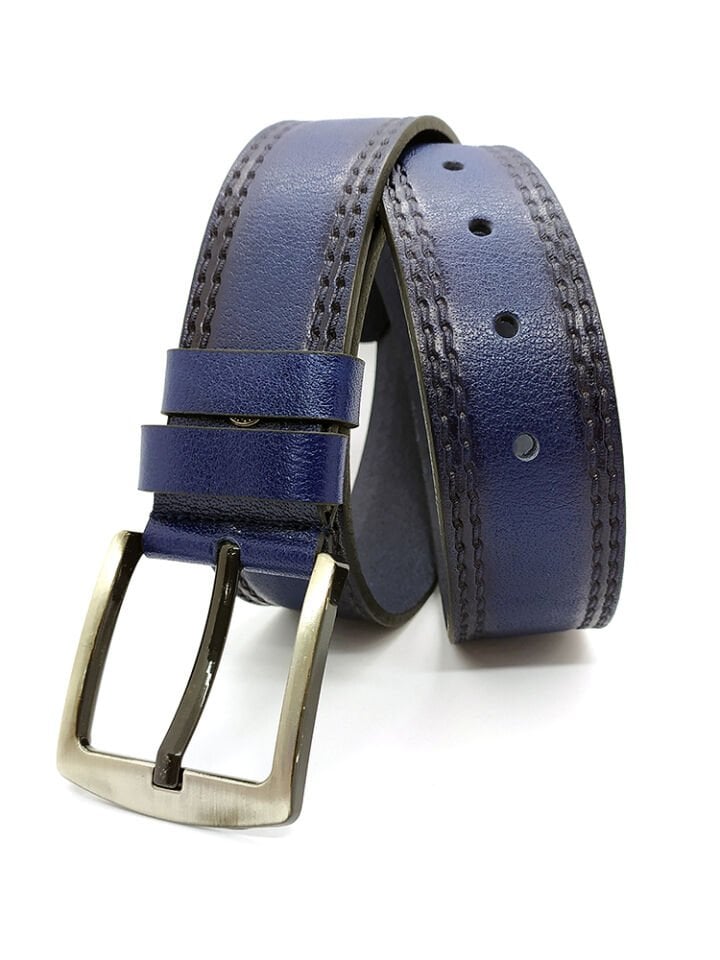 4.2 cm Dana Deri Lacivert   Spor Kemer