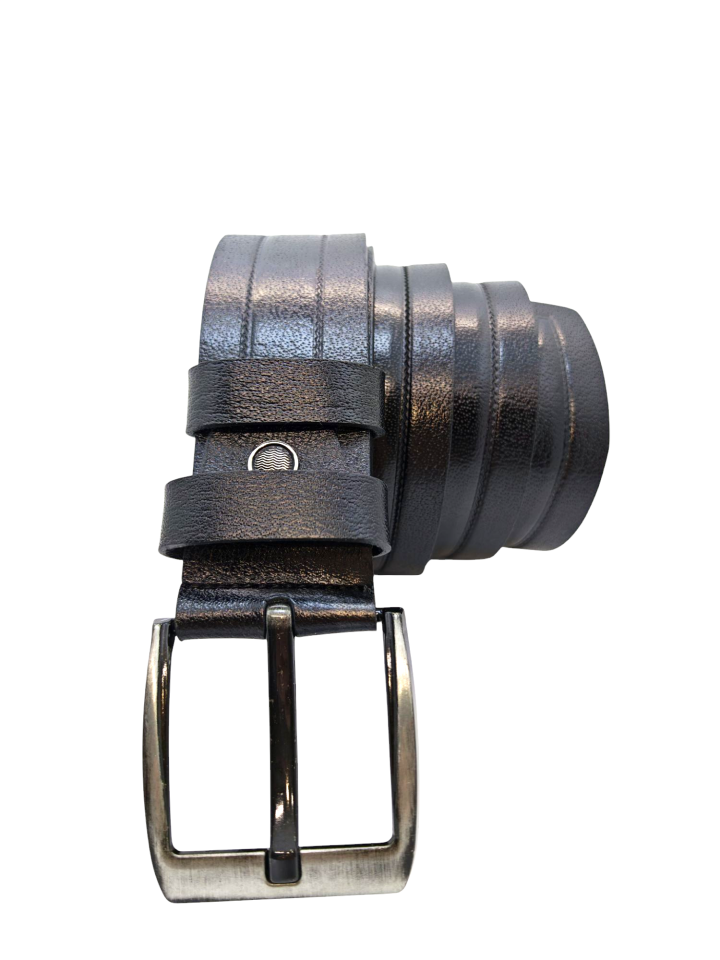 4.2 cm Dana Deri Siyah   Spor Kemer