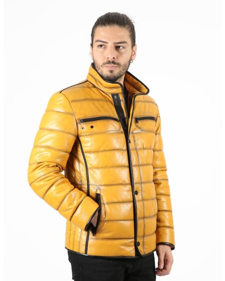 Duncan Erkek Vejetal Kuzu Deri Mont