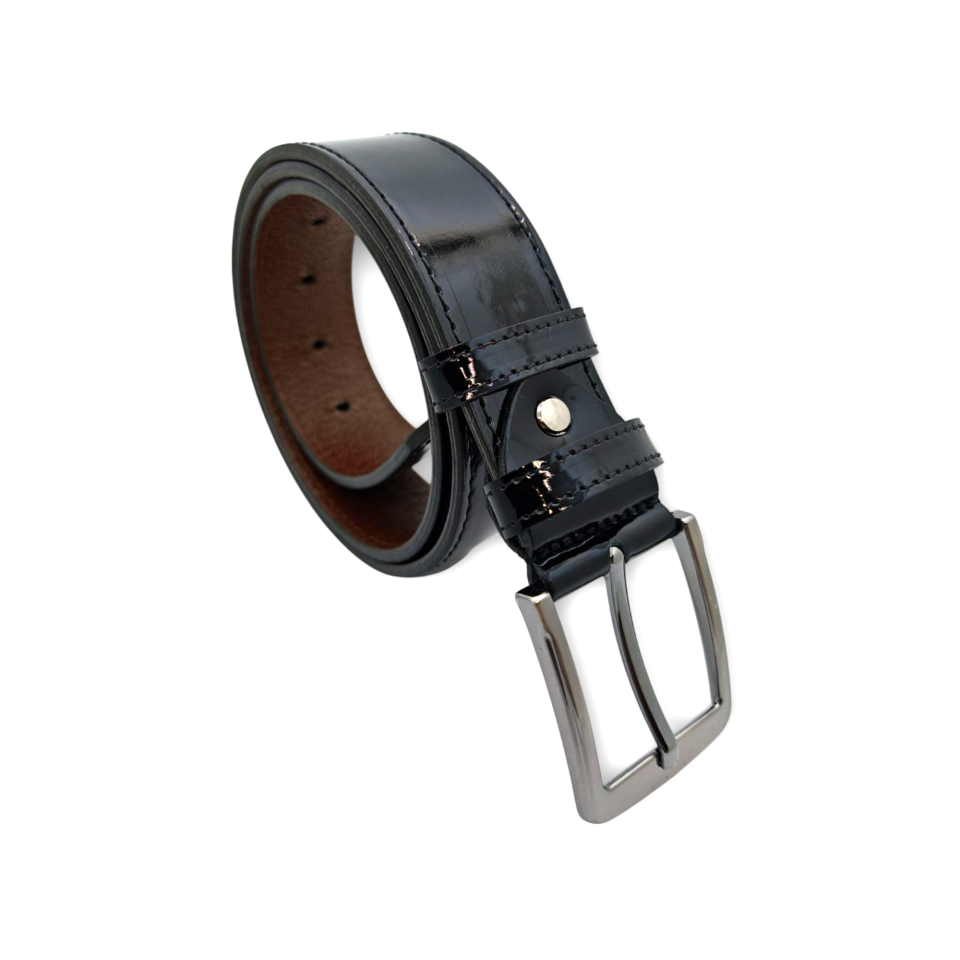 3.7 cm Dana Deri Siyah Rugan Spor Kemer